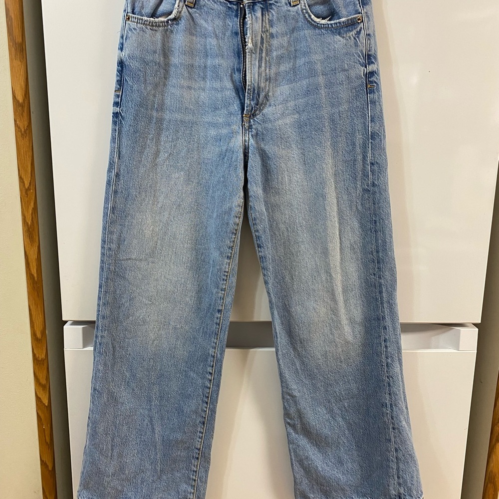 Zara Light Blue Relaxed  womens Jeans